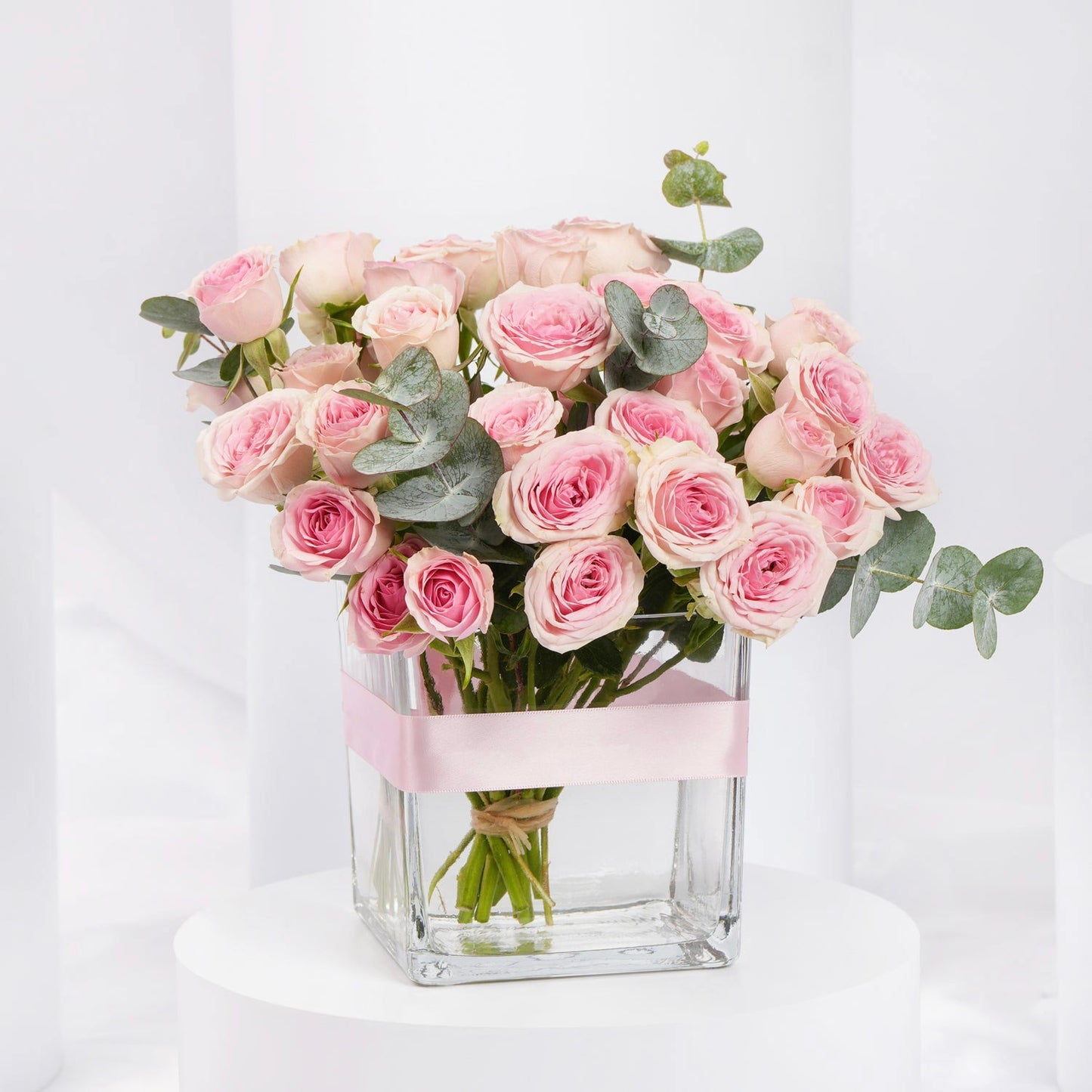 Elegant Mother's Day Pink Spray Roses Arrangement
