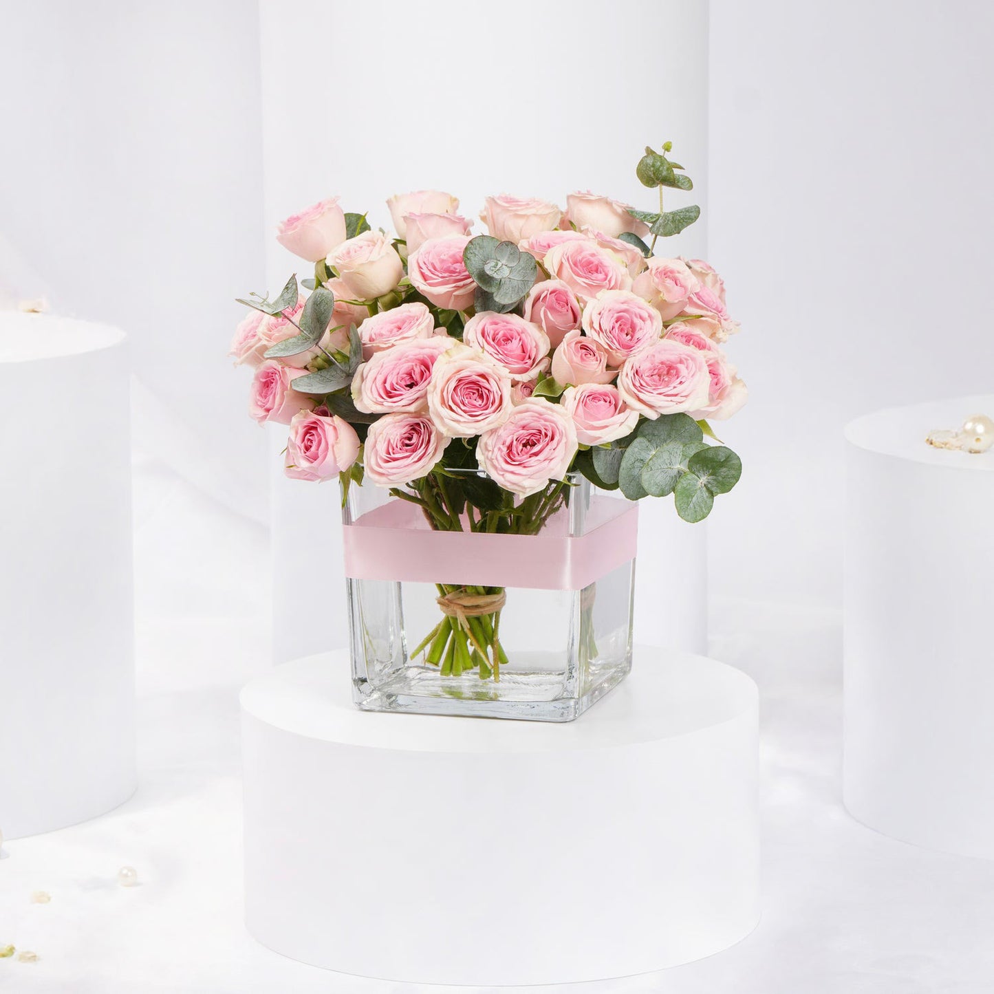 Elegant Mother's Day Pink Spray Roses Arrangement