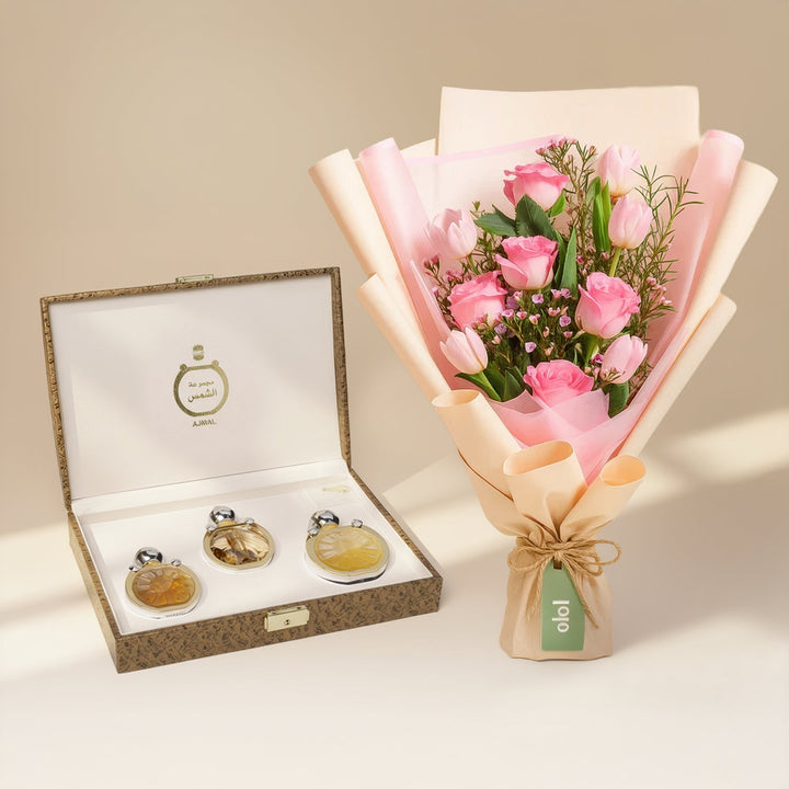 Velvet Romance Bouquet With Shams Collection