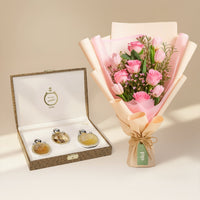 Velvet Romance Bouquet With Shams Collection