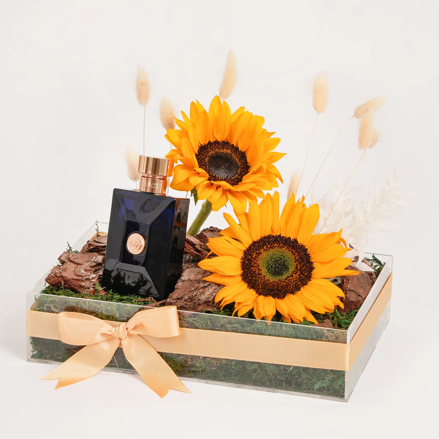 Versace Pour Homme Dylan Blue For Him with Sunflowers