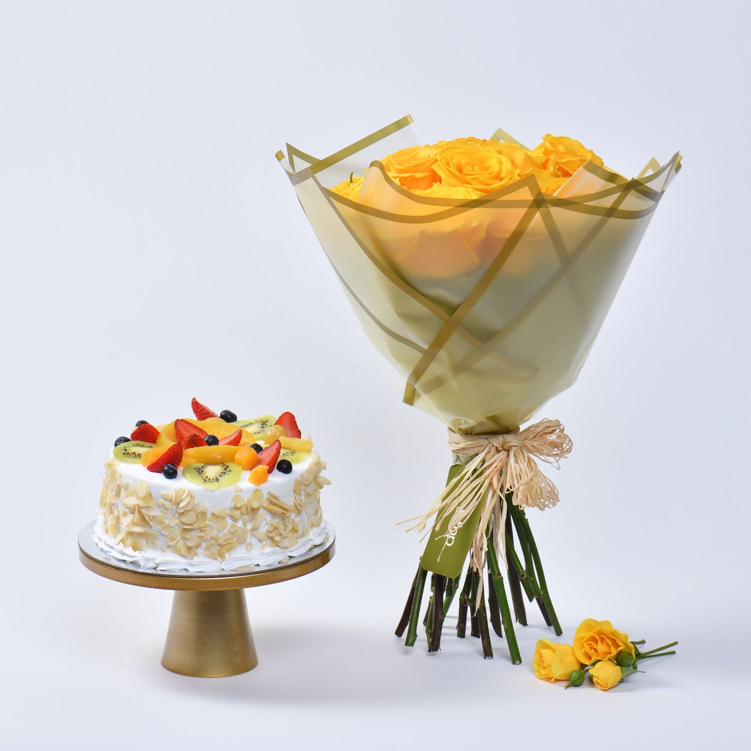 Sunshine 20 Yellow Roses Bouquet