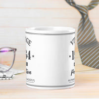 Personalized Vintage 1964 Ceramic Coffee Mug - Aged to Perfection