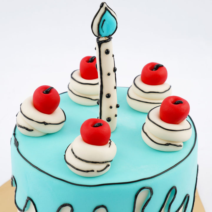 Whimsical Wave Cake