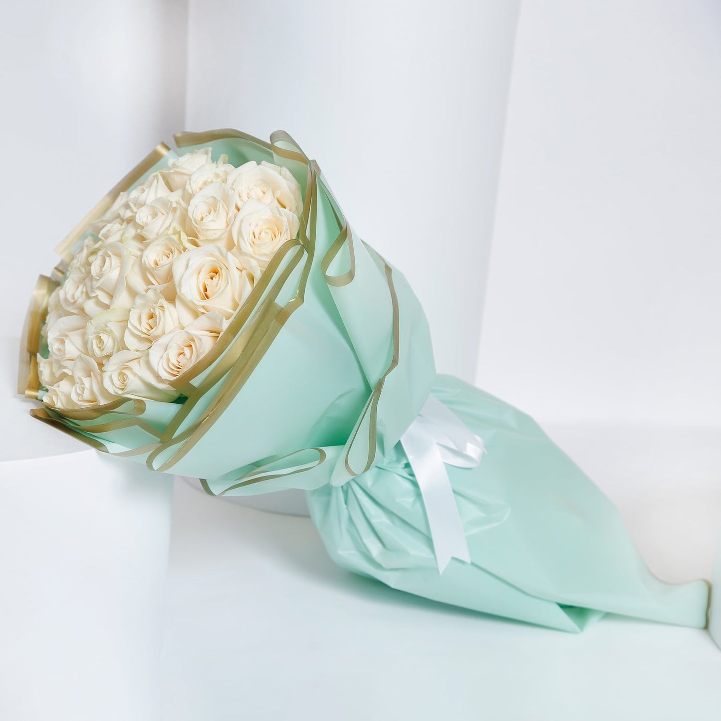 White Roses Bouquet For Eid