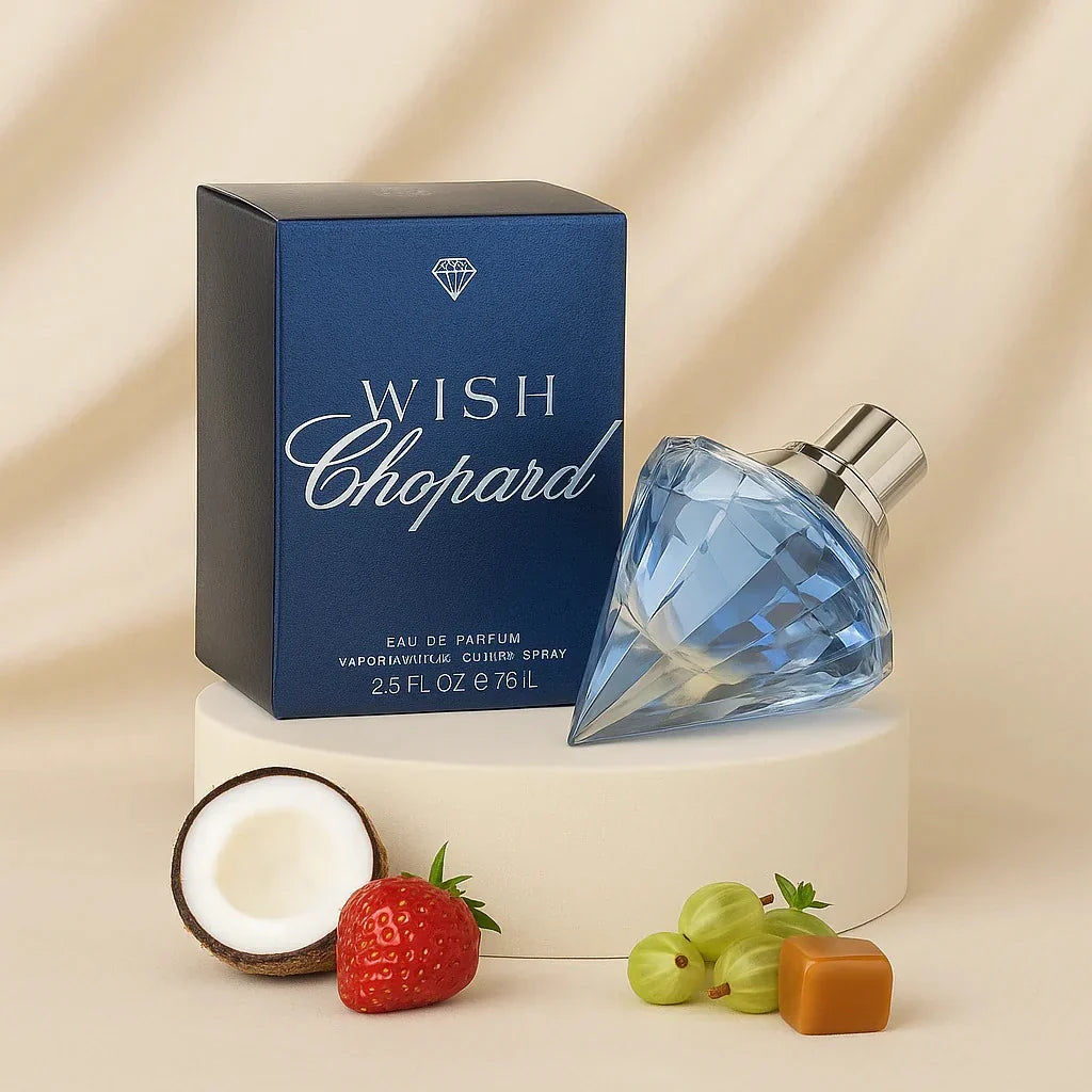 عطر ويش شوبارد 75 مل للنساء - عبير العنبر والفانيليا الفاخر