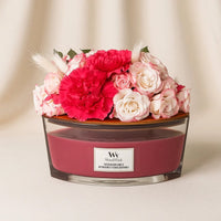 Experience the Elegance of WoodWick Ellipse Candle - Wild Berry & Beets Scented
