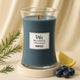 Woodwick Large Hourglass Candle - TEMPEST: A Symphony of Oceanic and Citrusy Aroma