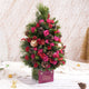 Festive Elegance: Xams Décor Roses Vase Arrangement