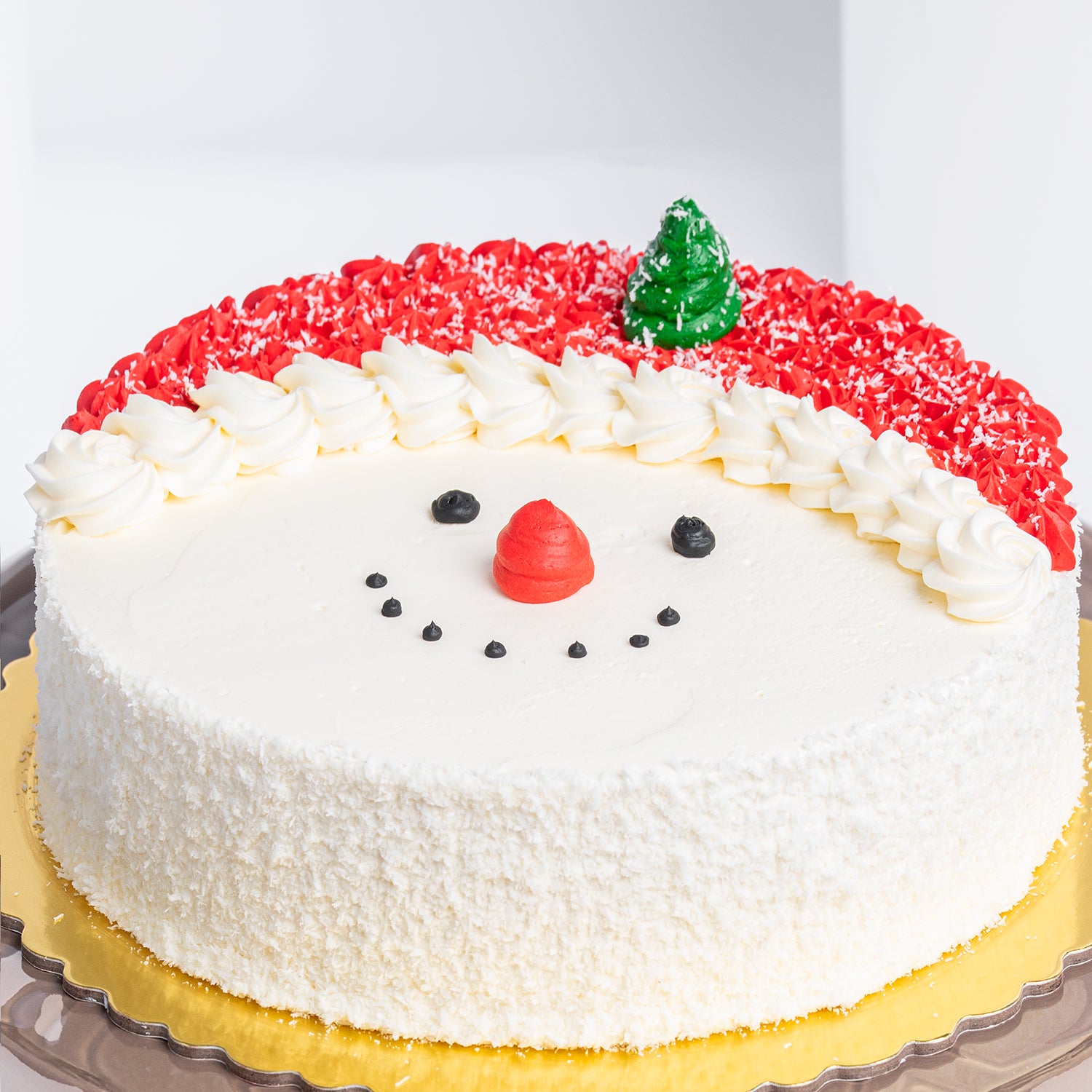 Xmas Snowman Chocolate Cake