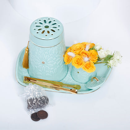 Yellow Flowers Infused Incense Set