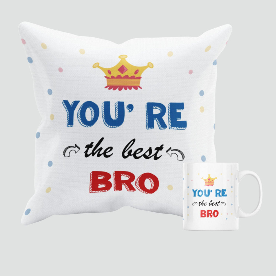 You Are The Best Bro Cushion & Mug Combo