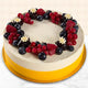 Delicious Vanilla Berry Cream Cake - Perfect for Any Celebration