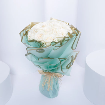 White Roses Bouquet