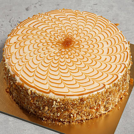 Delicious Butterscotch Cake - Half Kg | Perfect for Celebrations