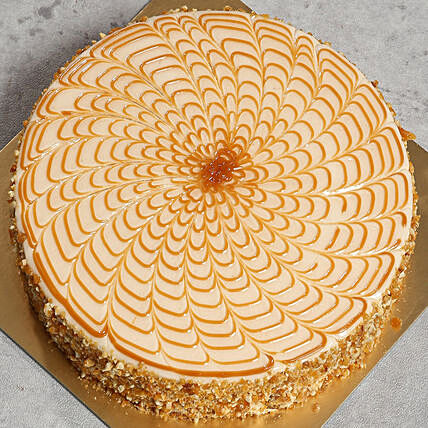 Delicious Butterscotch Cake - Half Kg | Perfect for Celebrations