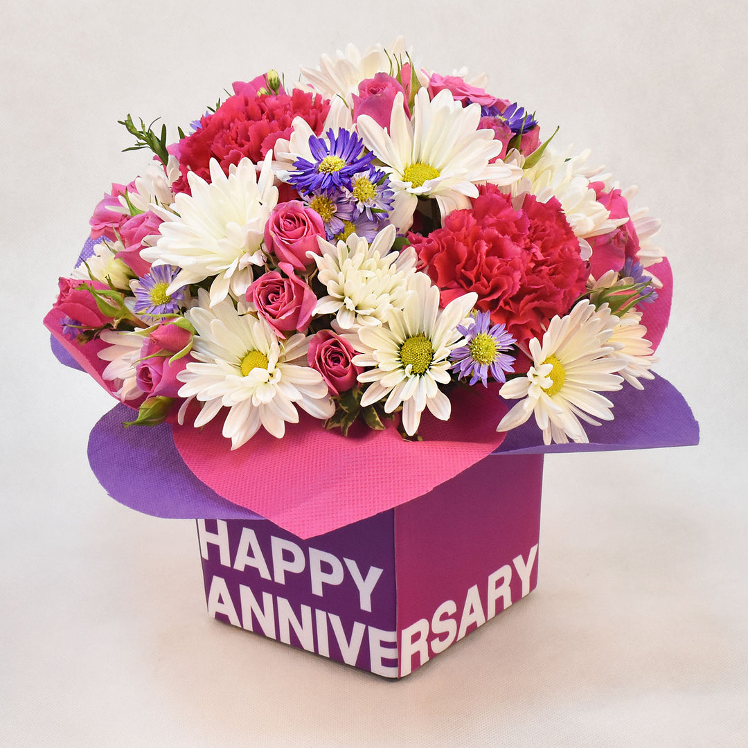 Elegant Anniversary Celebration Flower Arrangement