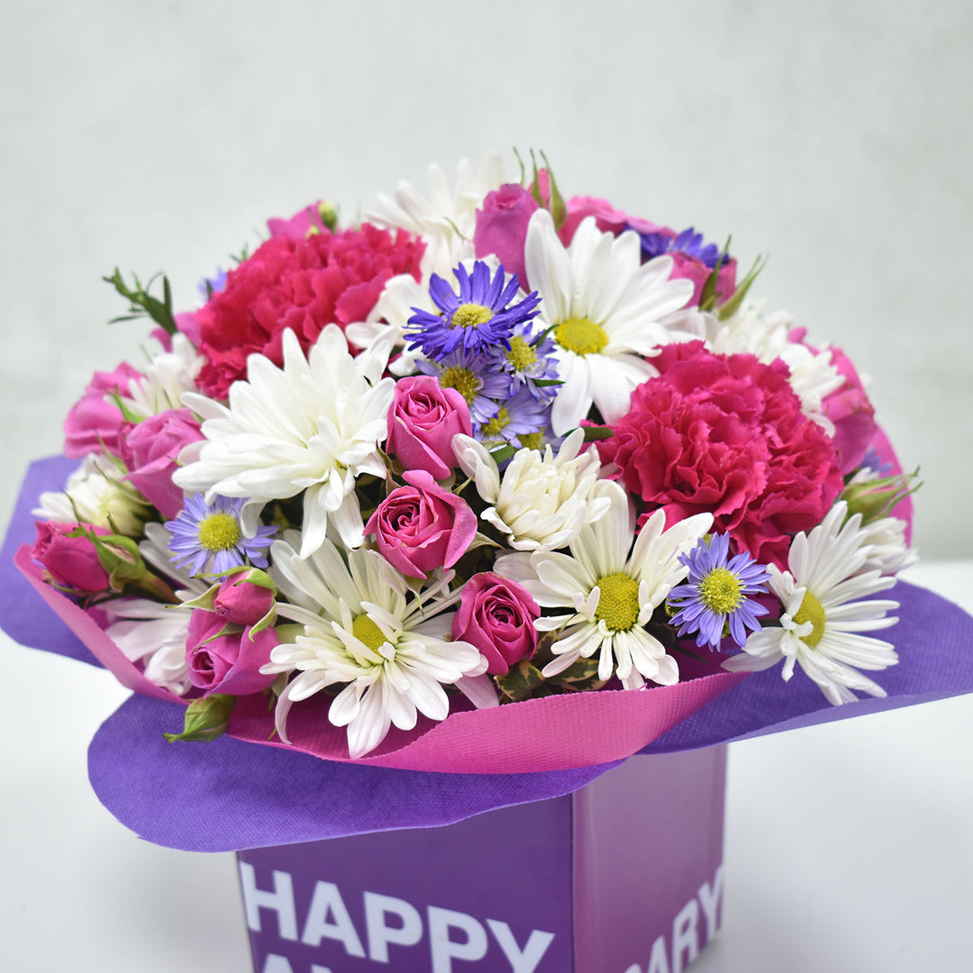 Elegant Anniversary Celebration Flower Arrangement