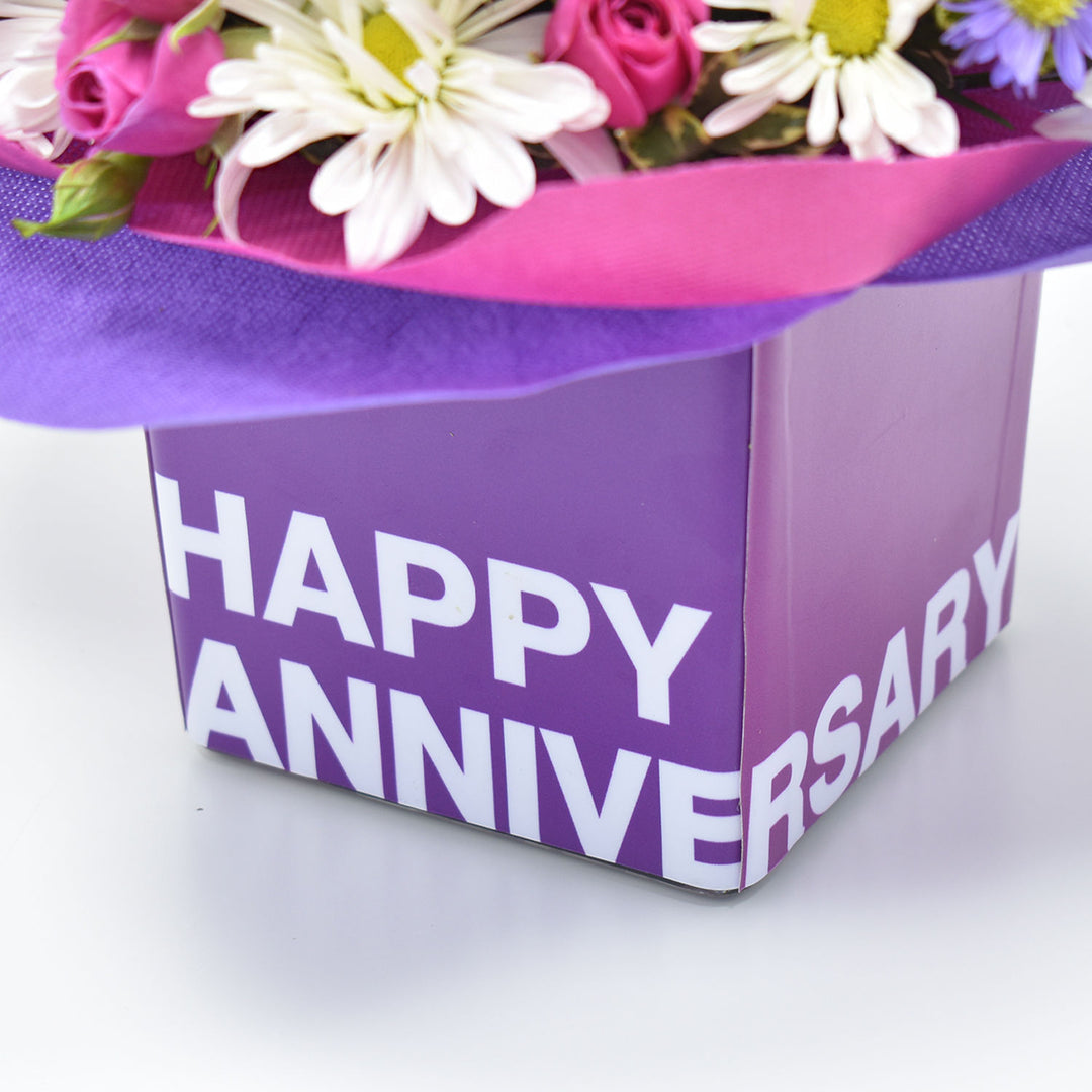 Elegant Anniversary Celebration Flower Arrangement