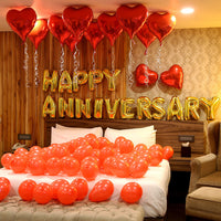 Elegant Anniversary Balloon Decor Set - Perfect for Romantic Celebrations