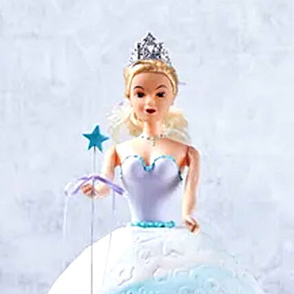 Elegant Barbie Birthday Cake - Perfect Chocolate Delight for Celebrations