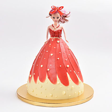 Dreamy Barbie Doll Chocolate Cake - Perfect for Celebrations