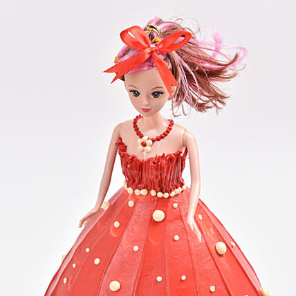 Dreamy Barbie Doll Chocolate Cake - Perfect for Celebrations