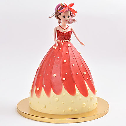 Dreamy Barbie Doll Chocolate Cake - Perfect for Celebrations