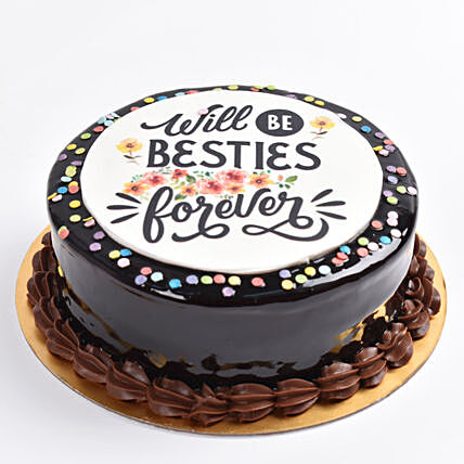 Delicious Truffle Besties Forever Cake – Perfect for Celebrations