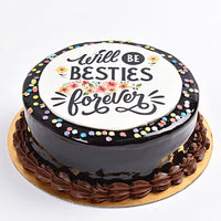 Delicious Truffle Besties Forever Cake – Perfect for Celebrations