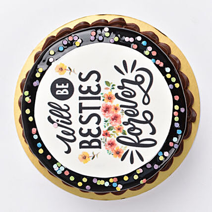 Delicious Truffle Besties Forever Cake – Perfect for Celebrations
