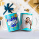 Personalized Ceramic Birthday Mug with Custom Photo