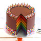 Spectrum of Delight Rainbow Cake