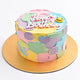 Choco Chroma Cake - Colorful Delight for Celebrations