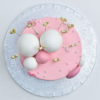 Cuddling Delight Cake - Adorable Pink Chocolate Celebration