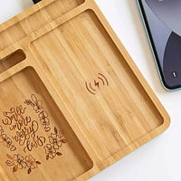 Engraved Wireless Charging Dock