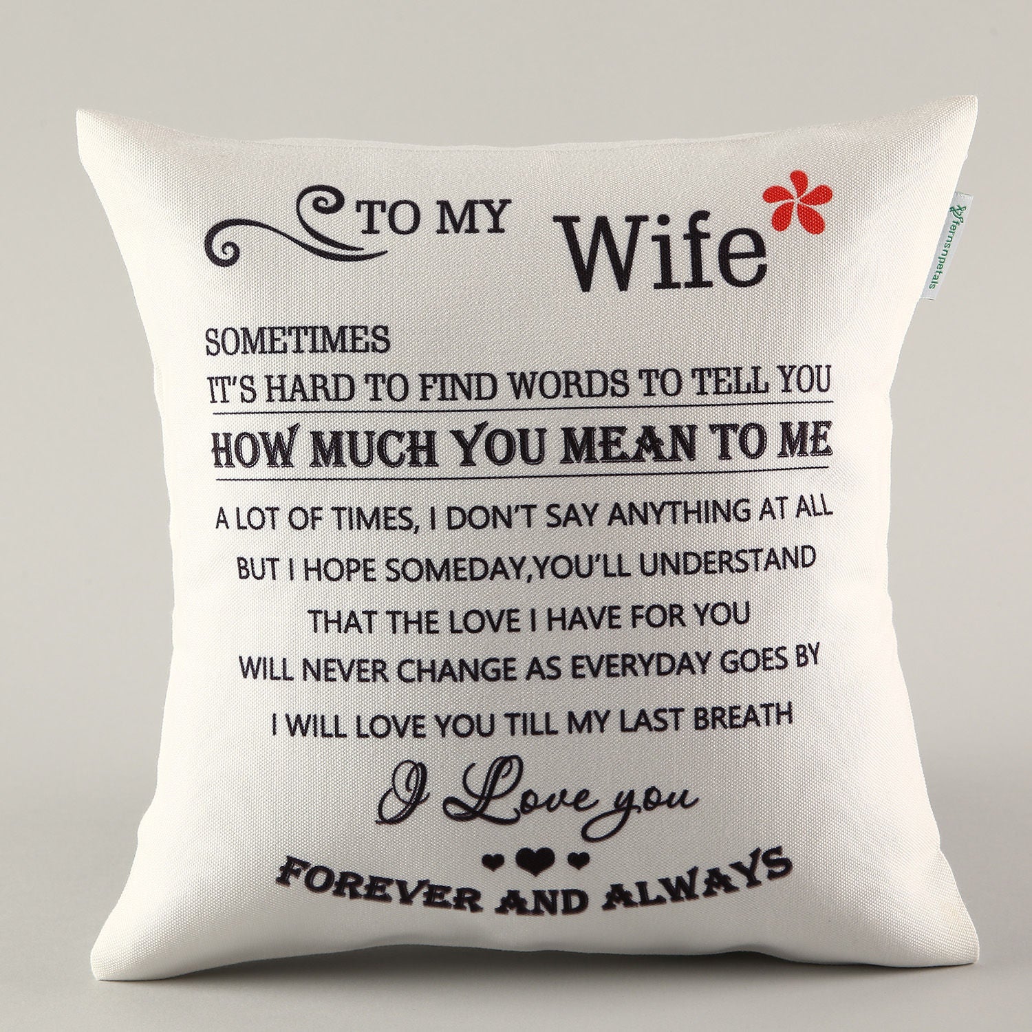 Forever Always Printed Cushion