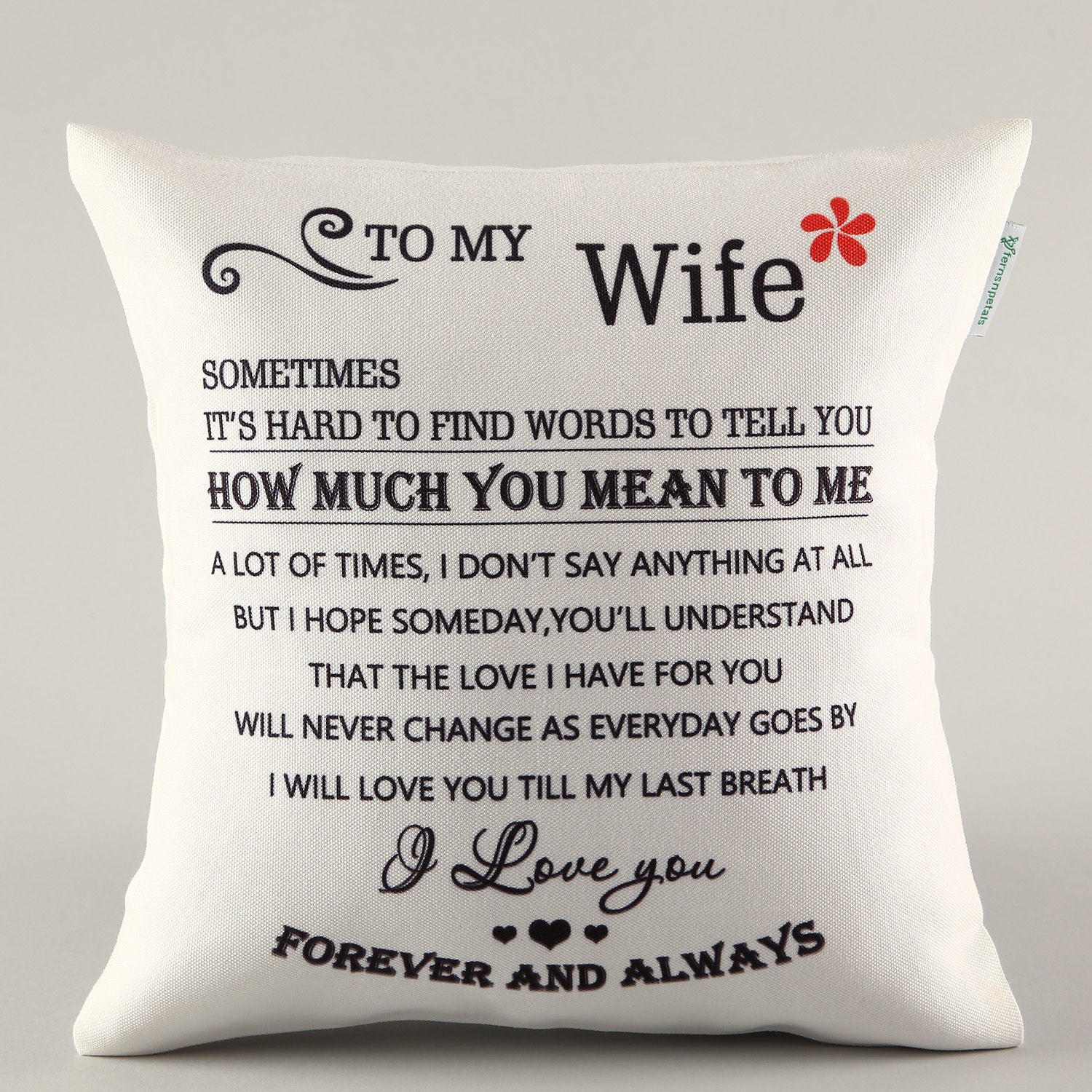 Forever Always Printed Cushion