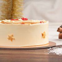 Festive Gingerbread Man Chocolate Holiday Cake