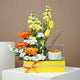Gourmet Indulgence and Floral Delight Gift Box