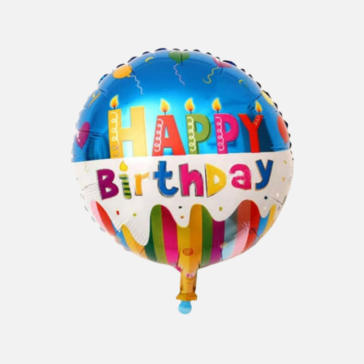 Vibrant Happy Birthday Foil Balloon - Perfect Party Decoration