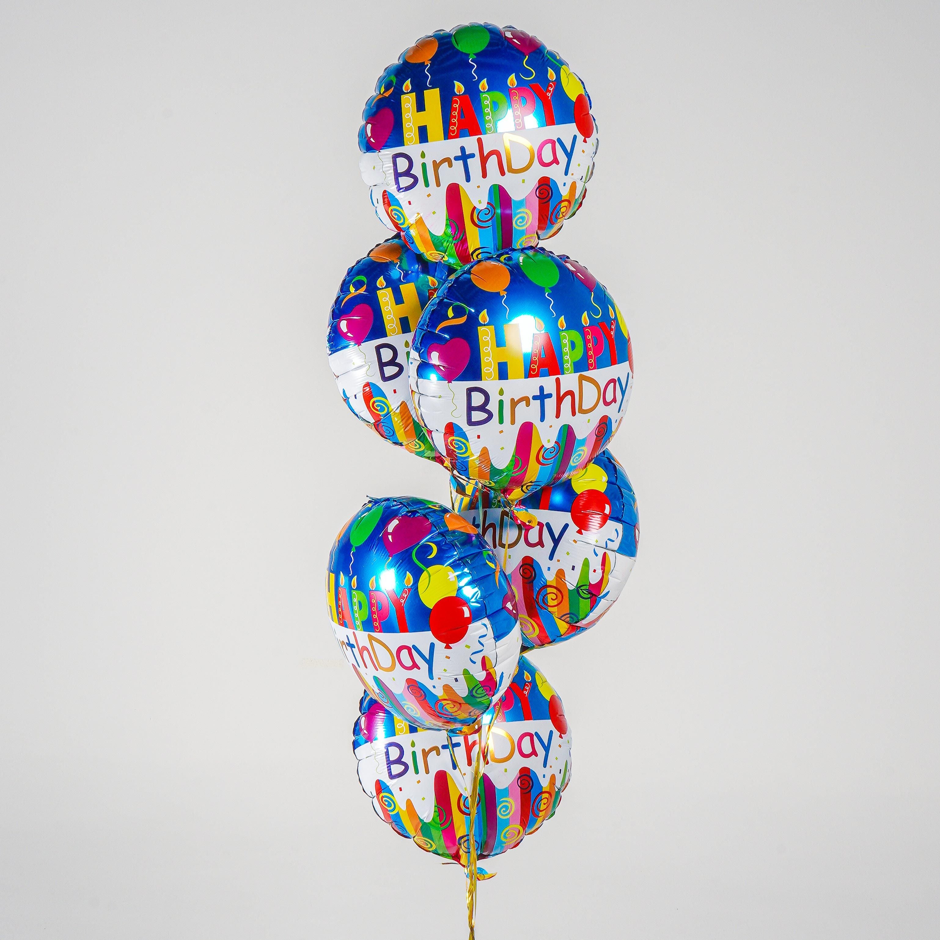 Happy Birthday Foil Balloons