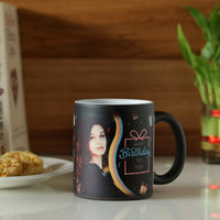 Happy Birthday Personalized Magic Mug - Custom Photo Gift