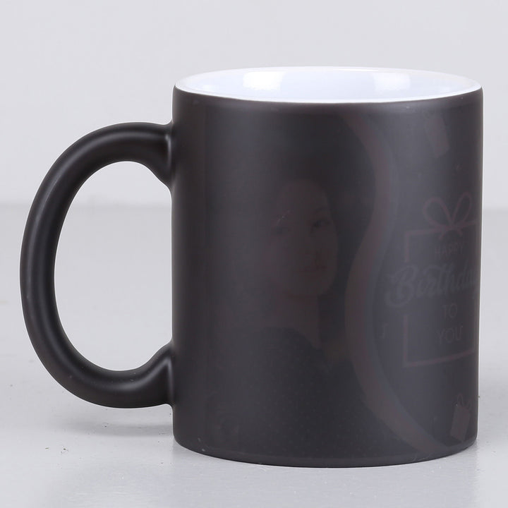Happy Birthday Personalized Magic Mug - Custom Photo Gift