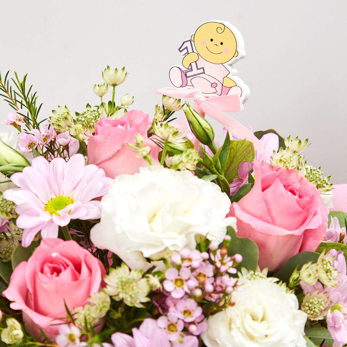 Celebrate Her Arrival with a Beautiful 'It's A Girl' Flower Vase