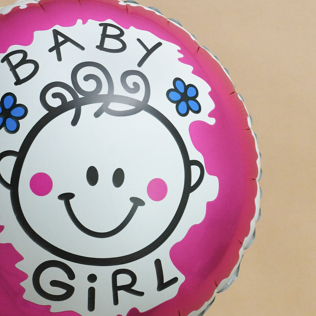 بالون فويل 'إنها فتاة' الرائع - مثالي لحفلات استقبال المولود