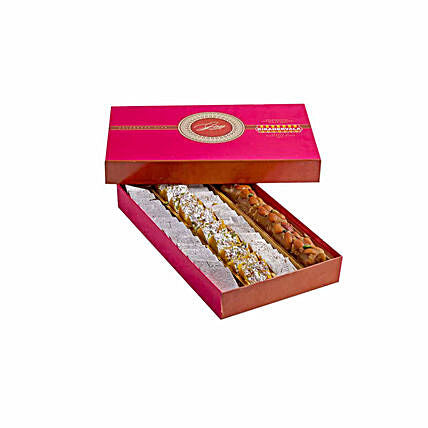 Delicious Kaju and Dry Fruit Mix Sweets - 1kg Gift Box by BIKANERVALA
