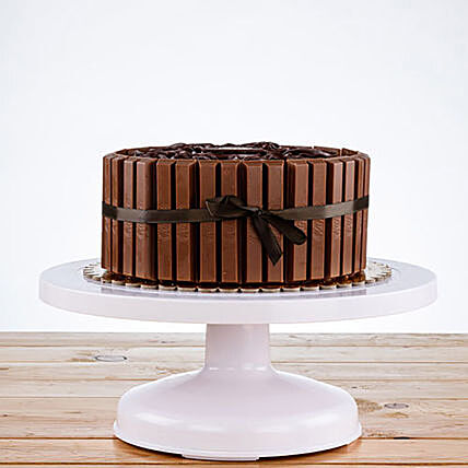 Decadent Chocolate 'Have A Break' Cake with KitKat Border