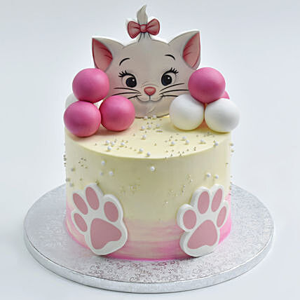 Delightful Kitty Cat Cake - Perfect Chocolate Treat for Cat Lovers