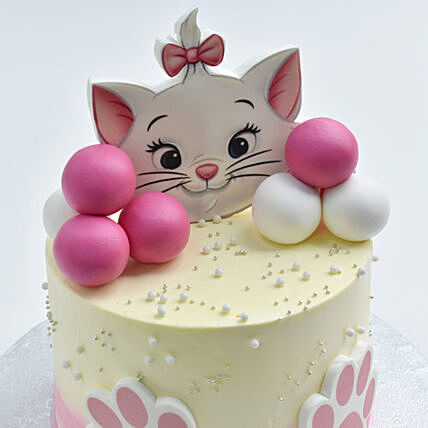 Delightful Kitty Cat Cake - Perfect Chocolate Treat for Cat Lovers